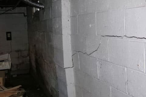 Interior drainage system installation