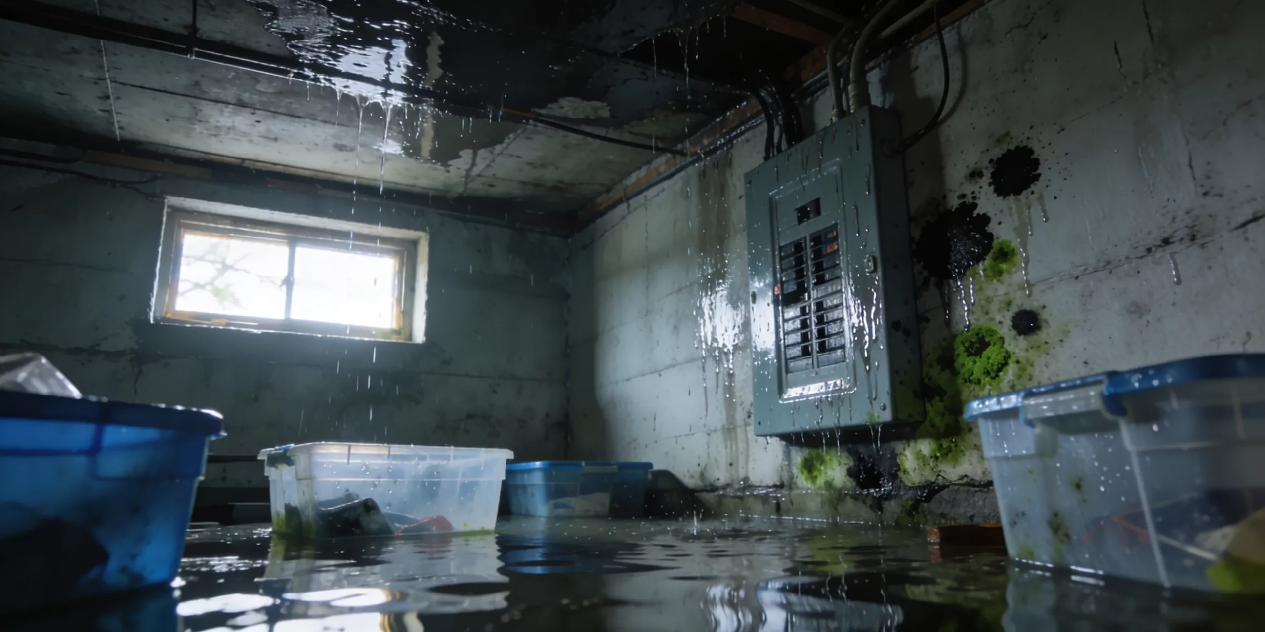 Spring Showers Basement Leaks in Fulton, IN: How to Stop Rainwater Before It Spreads Dampness in basement