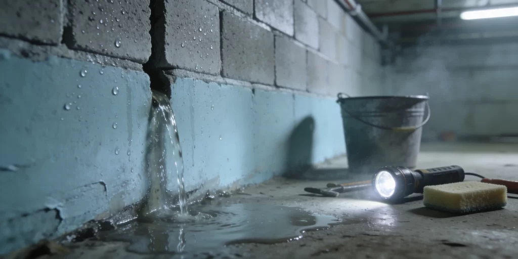 Dampness in basement