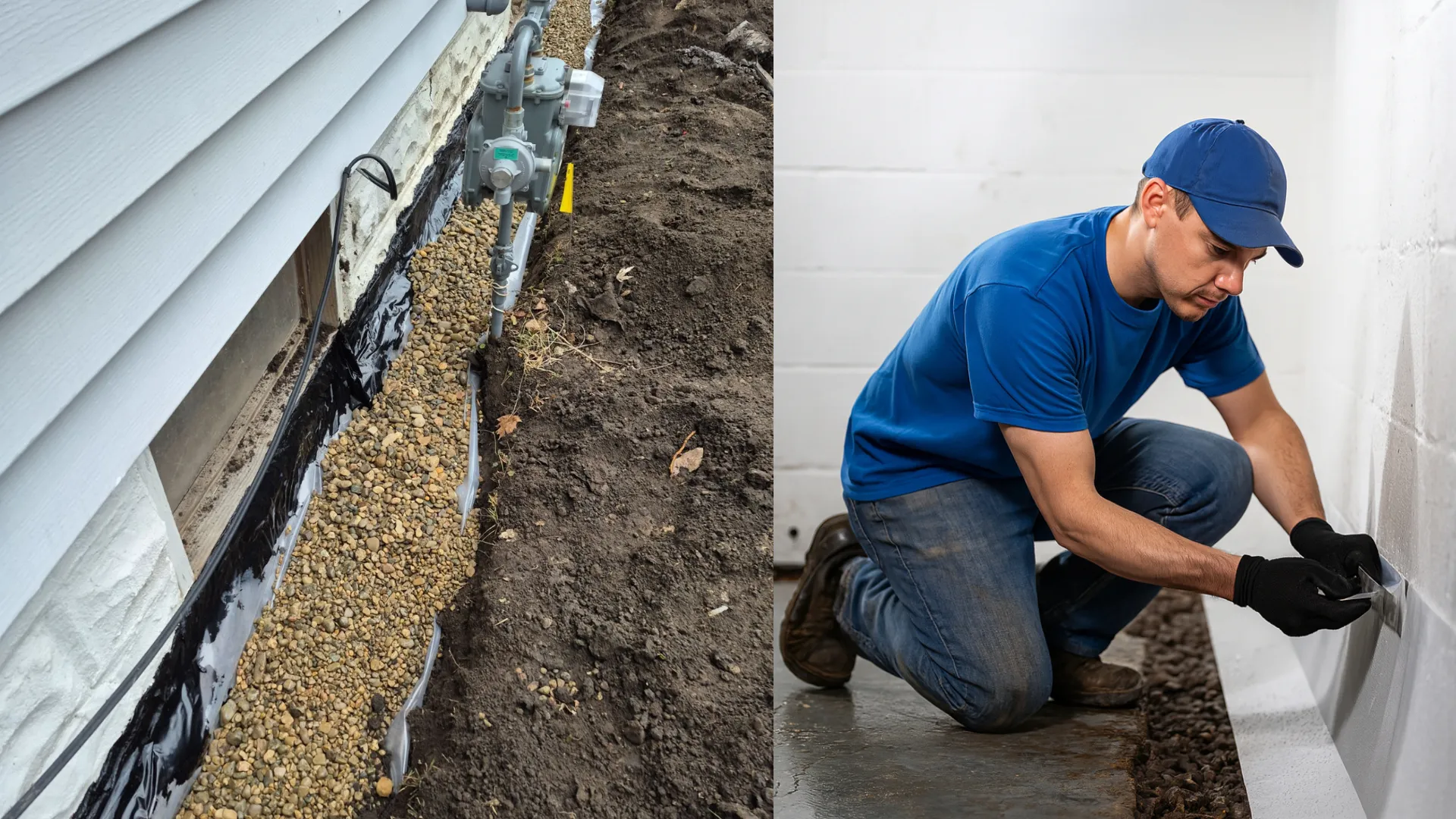 Interior vs Exterior Basement Waterproofing in Steuben, IN